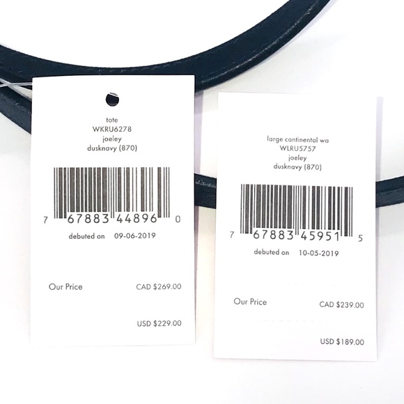 2PCS Kate Spade Joeley Large Tote Wallet Set - Picture 8 of 8